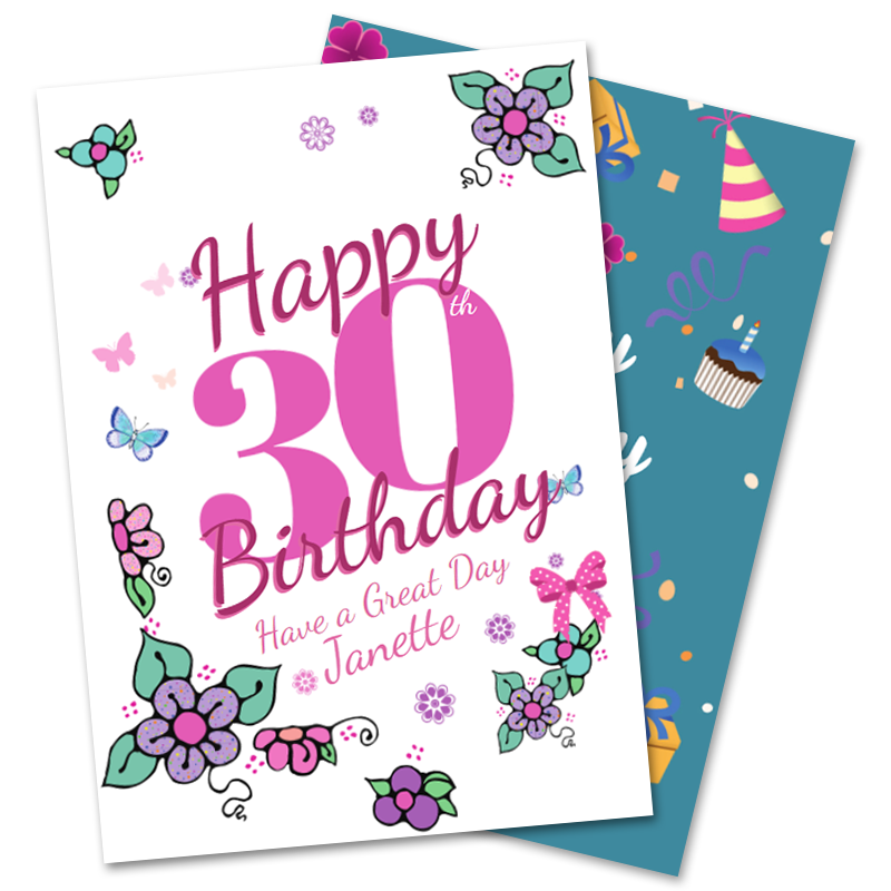 card category 30th-birthday